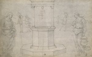 Christ et la femme de Samarie - Pietro Perugino
